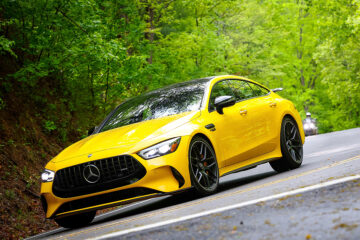 Front view of the 2025 AMG GT 63 S E Performance