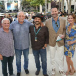 Bob Rota, Rick Baldridge, Chris Frederick, and Erik and Laura Greupner