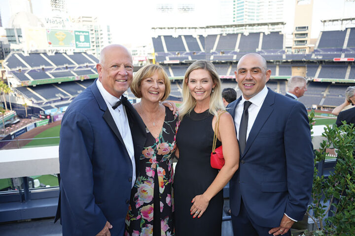 Chris and Kristie Miles, Kristin and Adrian Figueroa