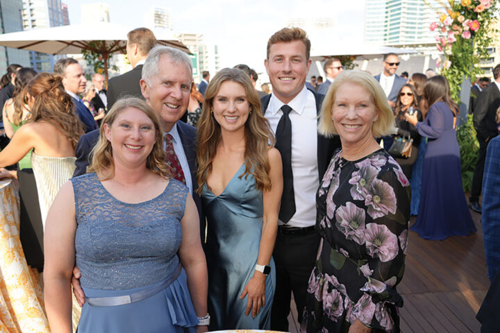 Allison Yahnke, Dale Yahnke, Natalie Yahnke, TJ Kerins, and Julie Yahnke