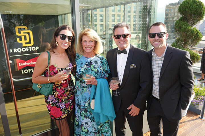 Katelyn Quinn, Lisa and Michael Peckham, and Eddie Quinn