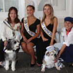 Kathy Purdon with Cash, Sidney Antique, Macy Bryan, and Yolanda Cooper with Dumpling
