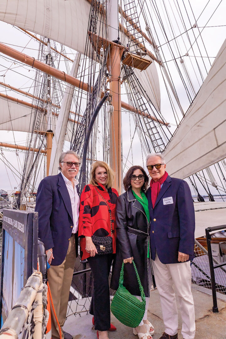 Mark Dillon, Nancy Howard Cobb, Roxana Velasquez, and Daniel Parfait