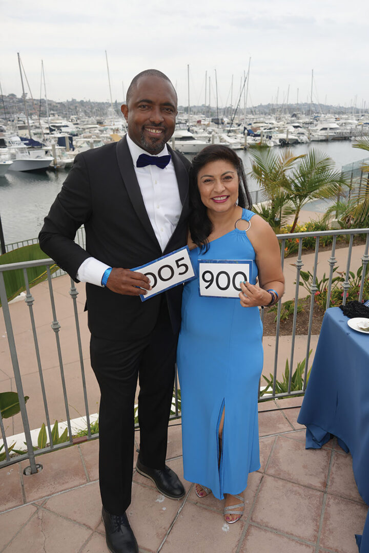 Gerard Greenidge and Teresa Ruiz