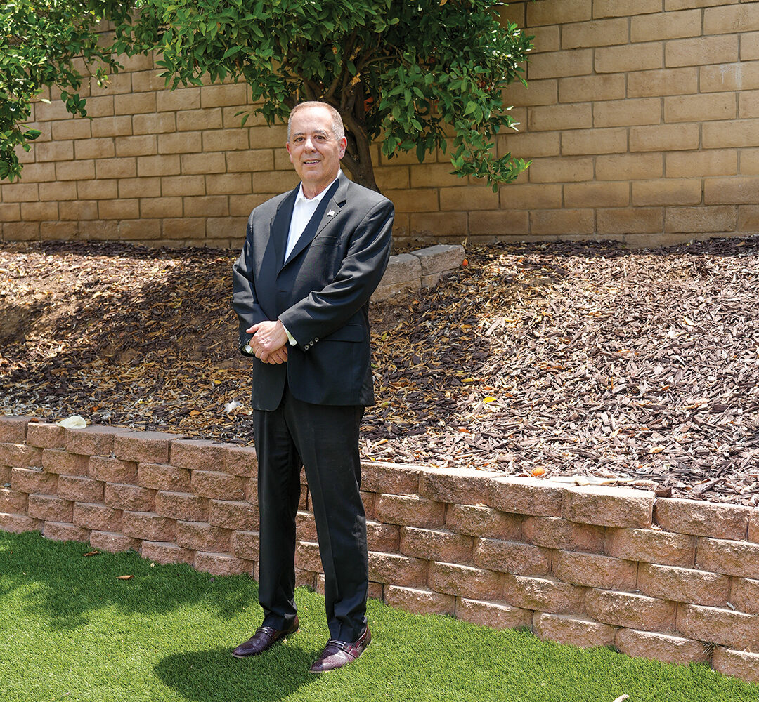 Rick Espitia, Executive Director of Wounded Warrior Homes, at the Women’s Veterans Center
