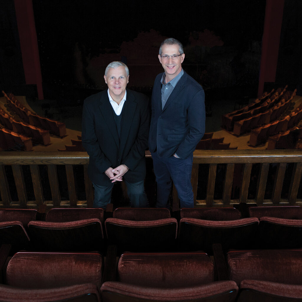 Timothy J. Shields, Audrey S. Geisel Managing Director, and Barry Edelstein, Erna Finci Viterbi Artistic Director