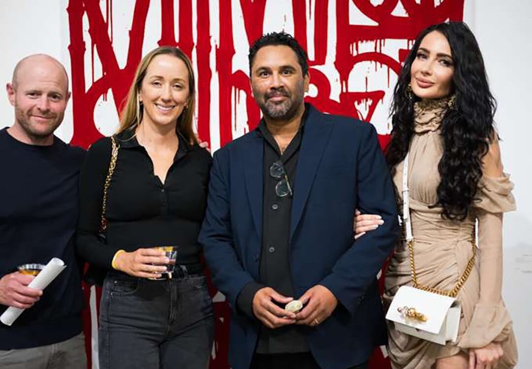 Aaron and Madison Davis, RETNA, and Veronika Mudra