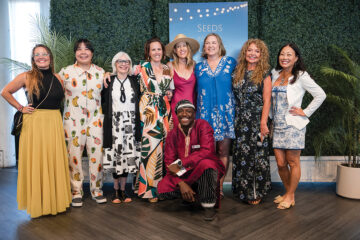 BGF board members Meredith Cochran, Christina Ng, Eileen Gregory, Eden Hughes, Jessica Waite, Mannah Gbeh, Jane Bills, Michelle Lerach, Shawn Lurie