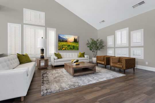 Motorized Shades: Modern Living with Sunburst Shutters