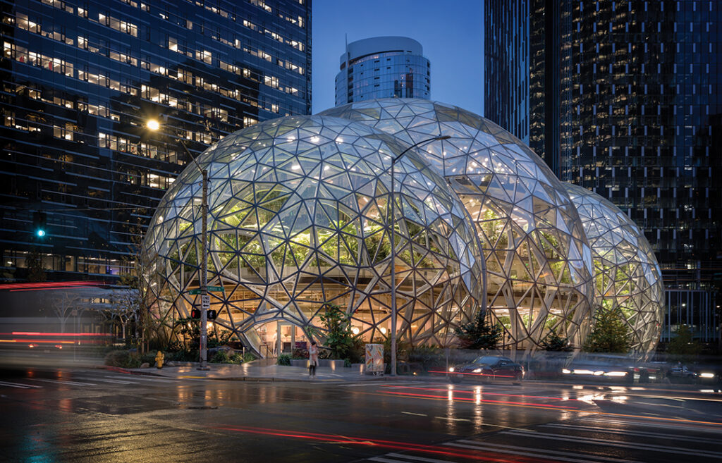 Willmott’s Ghost is located on the ground floor of the Amazon Spheres