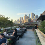 Gorgeous views from the rooftop bar at Populus Seattle