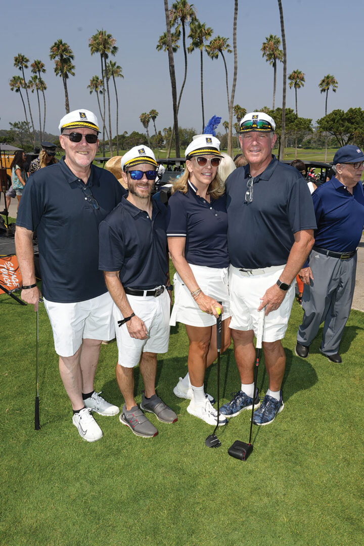 Tom McFadden, Brent Gastineau, and Sheila and Kirk Walwick