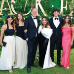 Robyn Kazemaini, Lianna Treitler, Marc and Rowena Treitler, Bennett Treitler, and Emma Olson