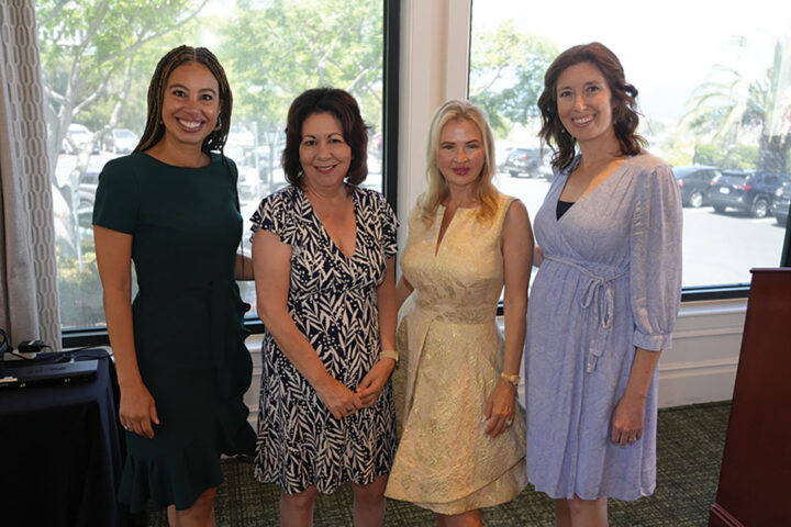 Dani Dawson, Marina Smith, Suzanne McClain, and Amanda Baumann