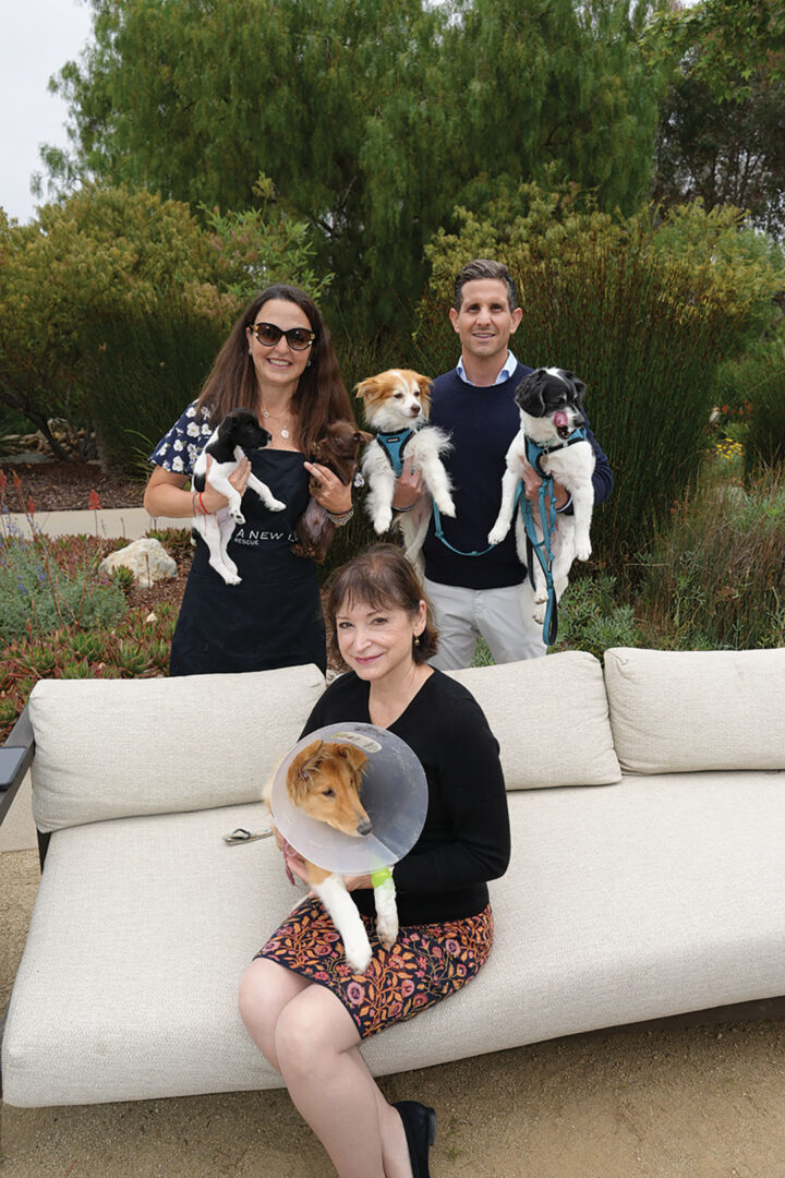 Lucy Alchalel, Neil Wachsberger, and Marialyn Sardo (seated)