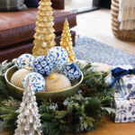 Ballard also offers whimsical ornaments, festive wrapping paper, holiday décor, and gift items including candles and home accessories
