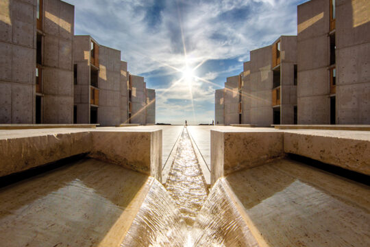Salk Institute, Courtyard, River of Life, HDR, High Dynamic Range, 2018