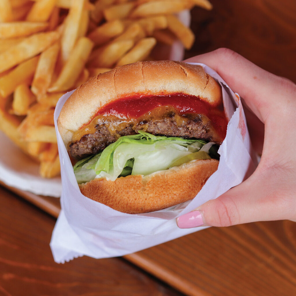 The Hickory Burger at The Apple Pan
