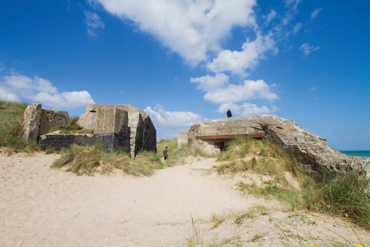 Utah Beach is one of two American landing beaches in France on D-Day that allowed for the invasion forces to advance off the beach and through the flooded fields