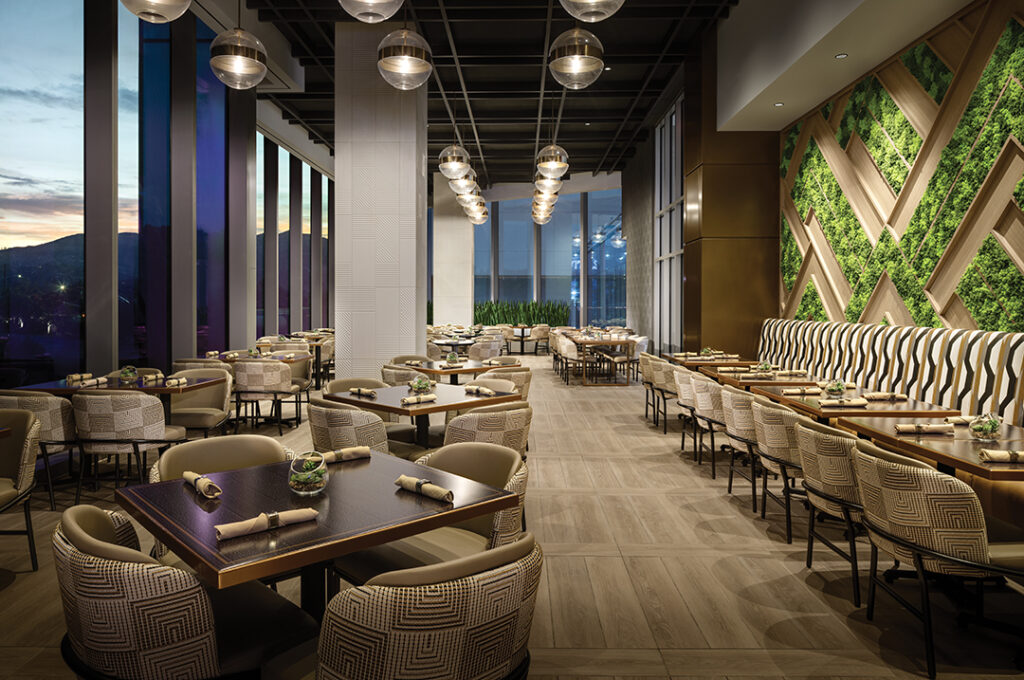 The high-end Jamul Casino Resort 23 buffet room