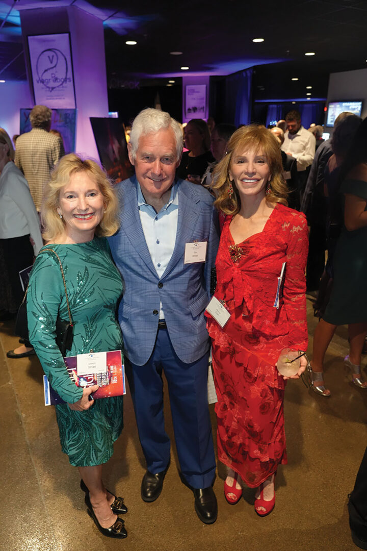 Janean and Tim Stripe with Karina Lion