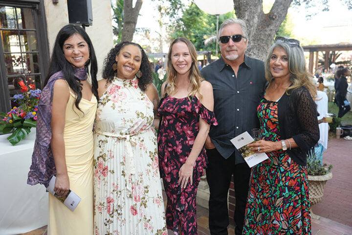 Zoe Delmavaz, Keelin Washington, Hanna Verances, and Dewain and Aneesa Baker