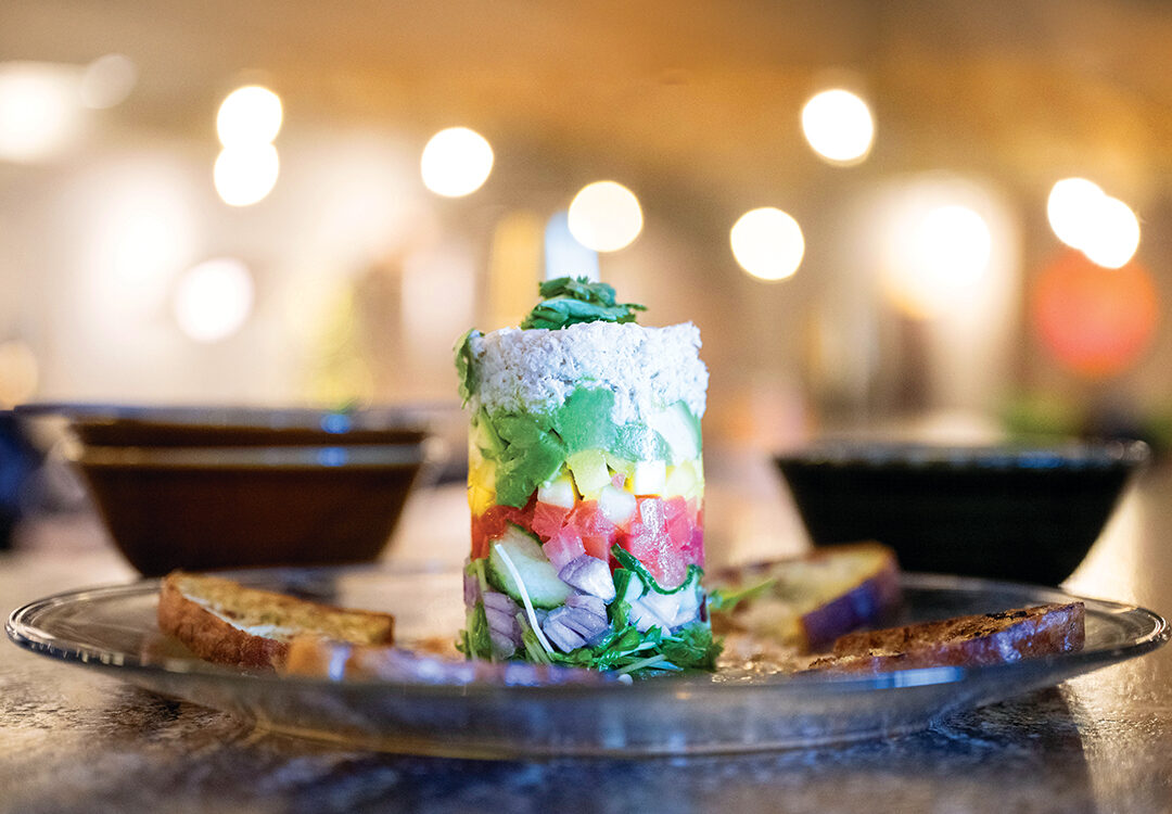 Roppongi Restaurant & Lounge’s Polynesian Crab Stack