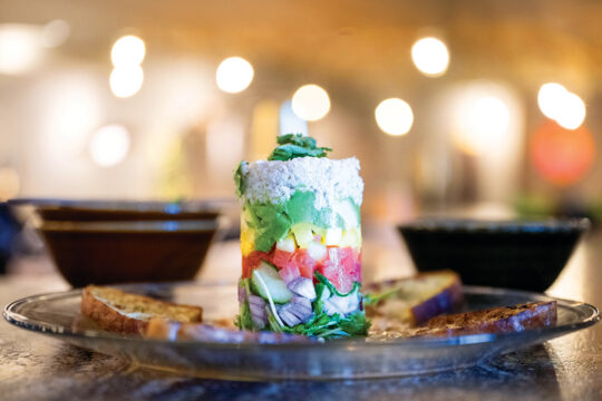 Roppongi Restaurant & Lounge’s Polynesian Crab Stack