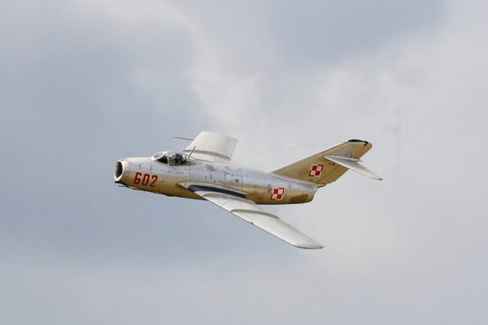 A Polish variant of the MiG-15s then-Lieutenant Royce Williams faced