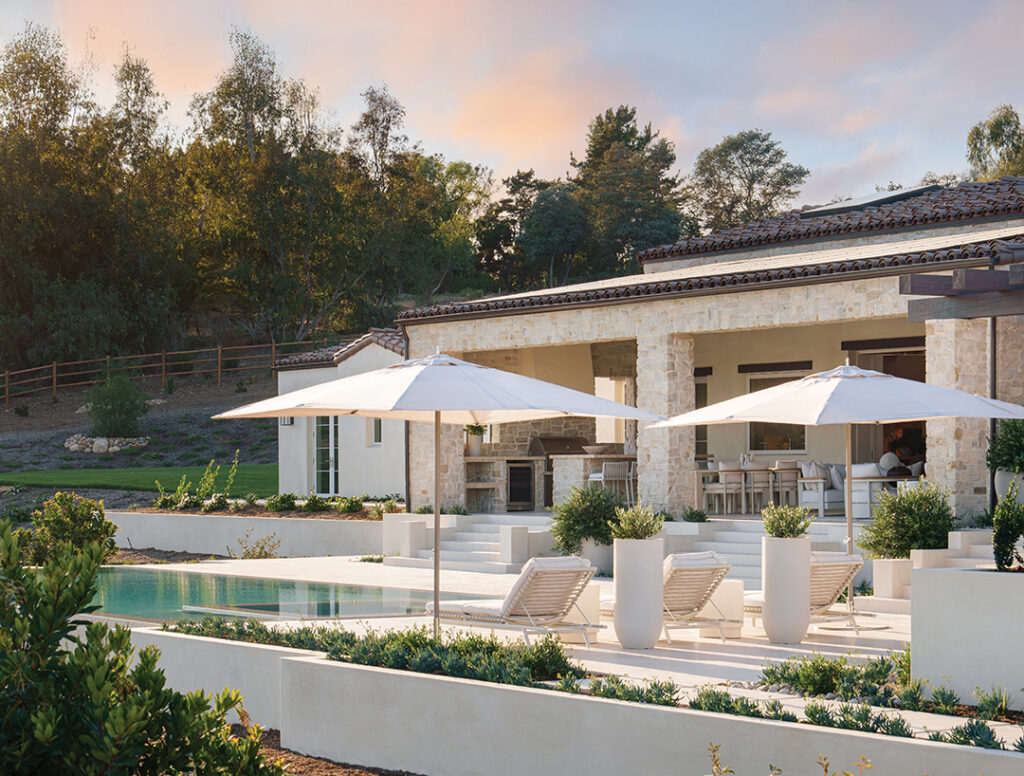 Set on 2.5 manicured acres, 17965 Via De Fortuna in The Covenant of Rancho Santa Fe fetched $12,250,000. Jason Barry of the Jason Barry Team of Barry Estates sold the new 7-bedroom, 7-bathroom estate by master builder Josh Herbst