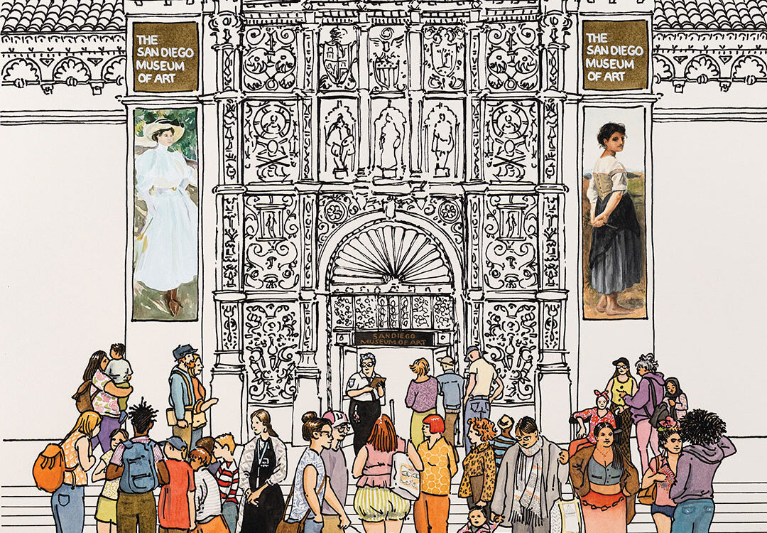 ori Mitchell, Anticipation, 2025. Inkjet print and watercolor on paper.