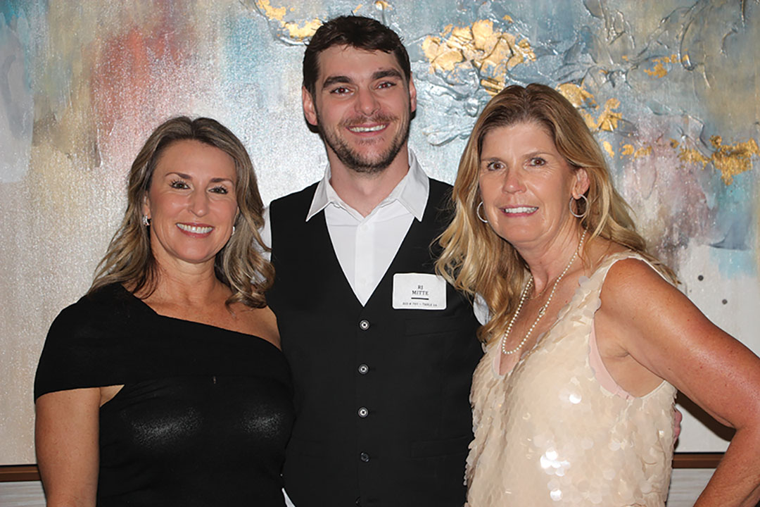 Kristin Baldi, RJ Mitte, and Cathy Miller