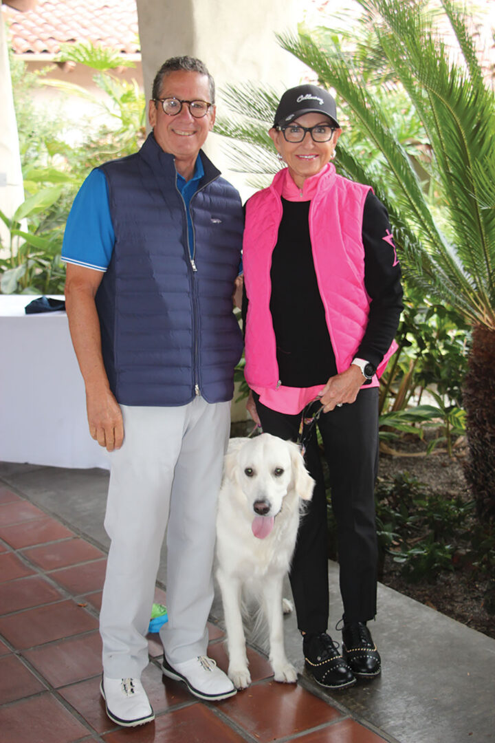 Dean and Priscila Avedon with Millie