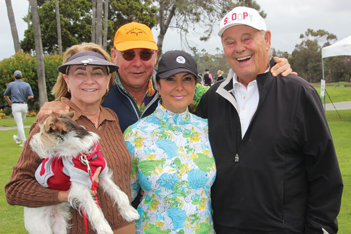 Susan Muha with Seve, Henny and Sandra Den Uijl, and Charlie Muha