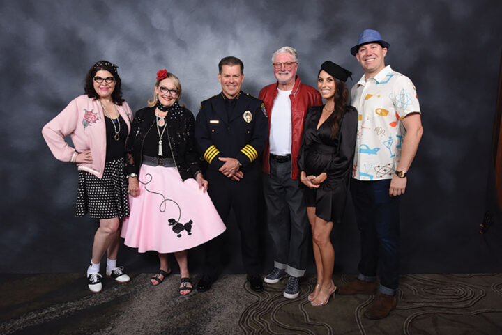 Kat Ochsner, Vicki Eddy, Scott Wahl, Chris Eddy, and Diana and Nicholas Eddy