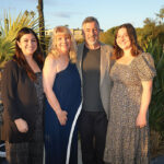 Lindsey Cook, Leslie and James Levinson, and Lauren Levinson