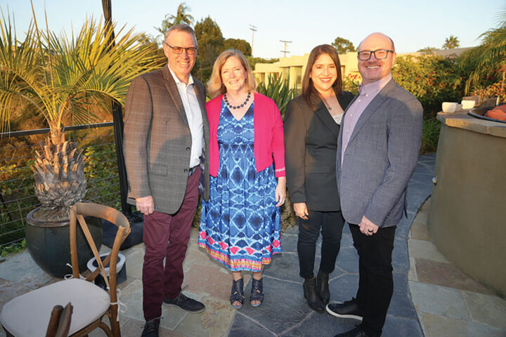 Andrew and Carisa Wisniewski with Mia and Chris Sharpe