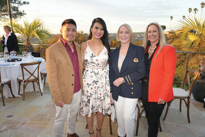 Joehn and Therese Caballes, Mary Alice Brady, and Rene Hitt