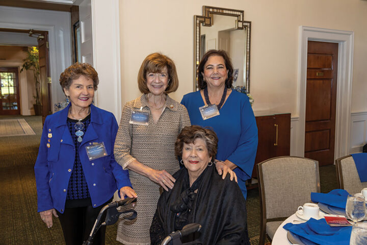 Karin Donaldson, Rosalie Gerevas, Betty Brayshay (seated), and Marla Black