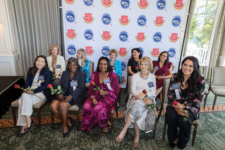 Front row L-R: Eunice Bragais, Raye Clendening, Cheri Enge, Phyllis Epstein, Nancy Maldonado. Back row L-R: Heather Manion, Lisé Markham, Laurie McGrath, Cami Rosso, Beatriz Valencia