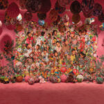 " …they were just hanging out…you know…talking about…(…when they grow up…)," 2016, Ebony G. Patterson, from the Dean Collection, courtesy of Swizz Beatz and Alicia Keys, the artist, Monique Meloche Gallery, and the Studio Museum in Harlem, photo by Adam Reich