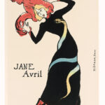 "Jane Avril," 1899, Henri de Toulouse-Lautrec, gift of the Baldwin M. Baldwin Foundation