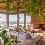 Rooted in Nature: A Refined Second Act This 1968 Kendrick Bangs Kellogg home is a study in organic architecture. Featuring immense warmth and sweeping views, the house was restored to continue its existing narrative for years to come. The material palette of timber, brick, and concrete grounds the home in place