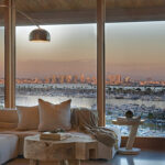 The View: Where Sea Meets Sky The views are active, changing throughout the day and night. There’s the quiet excitement of the marina, Downtown San Diego’s skyline, the Coronado Bridge, and the ocean beyond. In winter, there are snow-capped mountains to the east