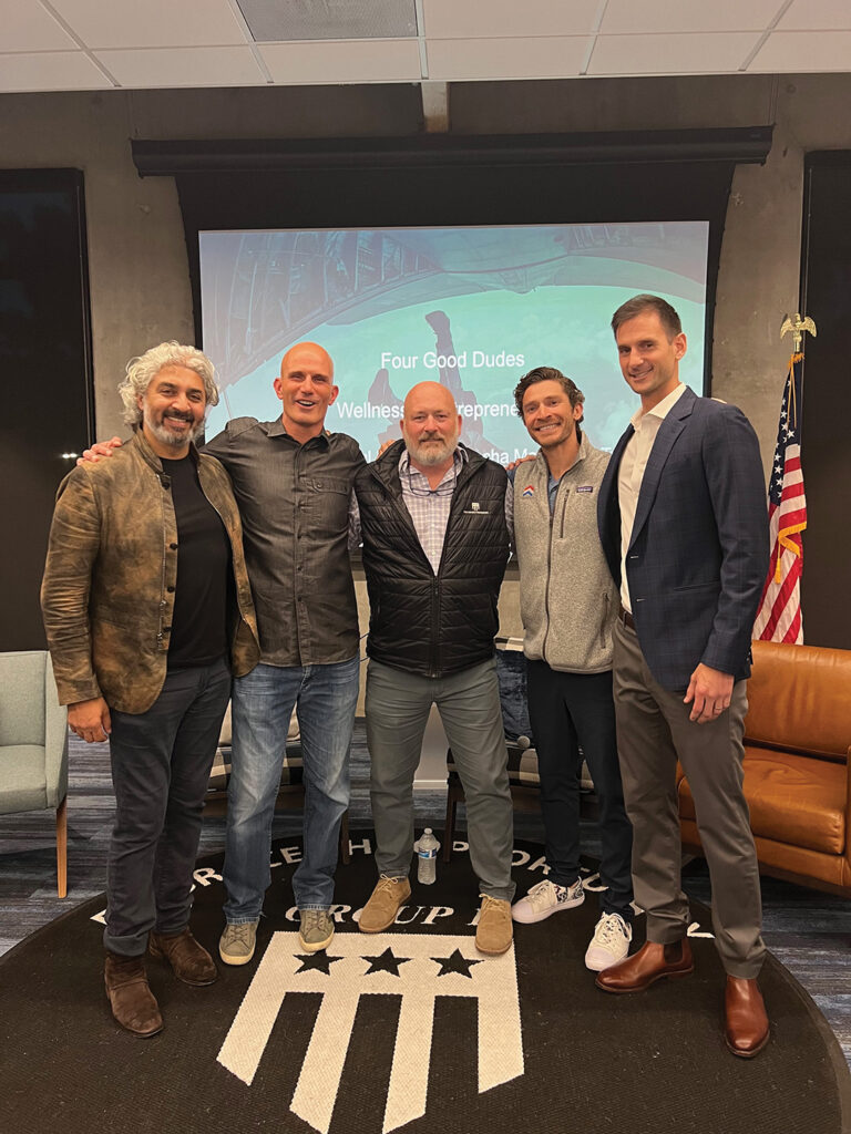 Poonacha Machaiah,Chopra Foundation; 
Dr. Tyler Forbes, Breathe Degrees; Michael Higgs, The Honor 
Foundation; Justin Nahama, Veterans Fund; Paul Pintek, 
Merrill Lynch & Entrepreneurs Organization