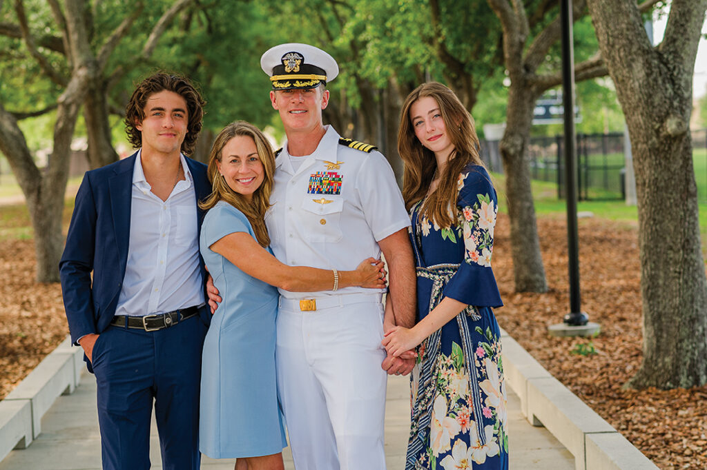 PFC Leif McGraw, USA; Capt. Matt McGraw, SEAL, USN (Ret.); The Honor Foundation Chief Impact Officer Kelly McGraw, and Shea McGraw