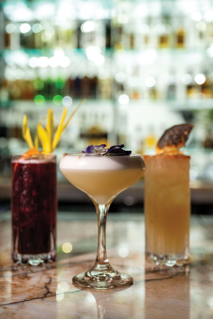 The bar program at Nómada draws inspiration from Mexico and across Latin and South America