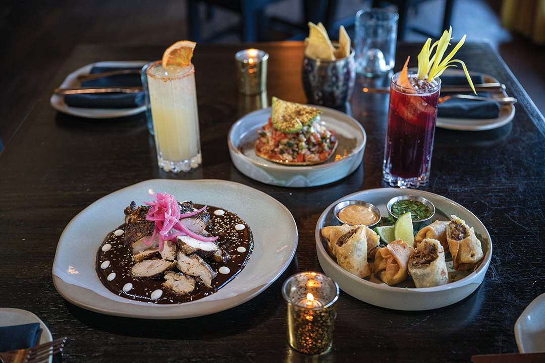 The menu celebrates regional Mexican cooking with a focus on coastal seafood, wood-fired techniques, and locally sourced produce and purveyors