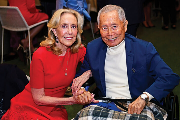 Wendy Walker and George Takei