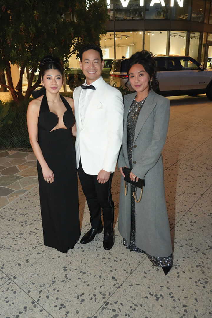 Macy and Michael Kea with Caitlyn Basallo